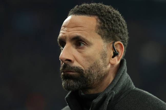 Ferdinand during the game. (Image Credit: Getty)